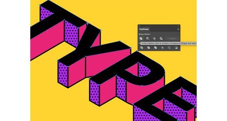 平面设计初学者怎么用AI软件制作3D立体字